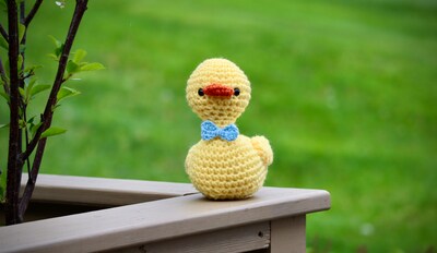 Crochet Duckling Amigurumi Plushie Crochet Animals - image2